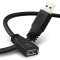 TECH-X 16 FEET USB Extension Cable | Type A M-F Extension Cord USB Extender | Fast Data Transfer for HDTV, Pen Drive (3M)