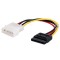 Technotech 3 Quantity X 6 4 Pin Molex To SATA Power Cable Adapter