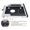 Technotech Optical Bay 2nd Hard Drive Caddy, Universal for 9.5mm CD/DVD Drive Slot (for SSD and HDD) (TTC01)