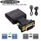 Technotech VGA to HDMI Adapter/Converter with Audio (Old PC to TV/Monitor with HDMI), Male VGA to HDMI Video Adapter for TV, Computer, Projector with Audio, Power Cable -D-Sub, 15-pin