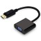 TERABYTE Display Port to VGA Adapter Cable | DP Port Male to 15 Pin VGA Female Converter