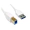 Terabyte 10 Mtr. USB 3.0 High Speed Printer Cable Compatible for HP, Canon, Scanner Cable A USB Male to B Printer Male (Compatible with Computer, Printer, Laptop)