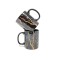 Black Copper Pipe Ceramic Mugs to Gift to Best Friend, Tea Mugs, Microwave Safe Coffee Mugs, (1 pcs)