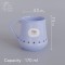 Handcrafted Ceramic Pastel Conical Microwave Safe Chai/Tea Cups | Tea Serving Mugs