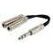 1/4 Jack 6.35mm Male to 2 x 6.5mm 1/4 Y-Splitter Female Cable | Audio Stereo | TV Video & Home Audio