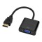 tizum HDMI to VGA/AV Adapter Cable 1080P for Projector, Computer, Laptop, TV, Projectors & TV with Aux Cable