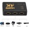 Tobo 3 Port HDMI Switch Box Switcher Splitter 3 in 1 Out High Speed Port | 3D 1080P Video HDCP-TD-472H.