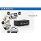 Tobo 2 Port Powered VGA Splitter 1 in 2 Out 200Mhz Video Distribution Duplicator for 1 PC to Dual Monitors TD-579H