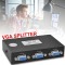Tobo 2 Port Powered VGA Splitter 1 in 2 Out 200Mhz Video Distribution Duplicator for 1 PC to Dual Monitors TD-579H
