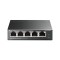 TP-Link PoE Switch 5-Port 100 Mbps, 4 PoE Ports 15.4 W for Each PoE Port & 41 W for All PoE Ports, Metal Casing & Access Point (TL-SF1005LP)