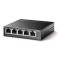 TP-Link PoE Switch 5-Port 100 Mbps, 4 PoE Ports 15.4 W for Each PoE Port & 41 W for All PoE Ports, Metal Casing & Access Point (TL-SF1005LP)