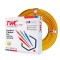 TWC Lite Single Core Electrical Wire 90M, 1.5 SQ.MM, Blue | Anti Flame PVC Insulated Cable for Domestic & Industrial use