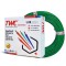 TWC Advanced Single Core Electrical Wire ||PVC electrical copper wire | Flame Resistant (Blue, 90 Meter, 1.5 SQ.MM)