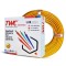 TWC Advance Single Core Electrical Wire 45M Yellow, 1.5 SQ.MM | PVC Copper Cable for Domestic & Industrial use, Fire Proof