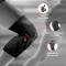 Knee Cap Air Pro, Black & Orange, Medium, 2 pcs Nylon to provide protection for unisex
