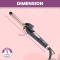 AGARO HC7001 Hair Curler with 19MM Barrel, Rod, Tong, Tourmaline | Ceramic Coated Plates, Cool Touch Tip, Fast Heating