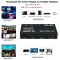 1x4 HDMI Splitter 4 Ports HDMI Splitter 1 in 4 Out | 3D 4K x 2K @30HZ Full HD Support for TVs or Multi Monitor Adapter