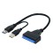 USB 3.0 to SATA III Adapter Cable with UASP SATA to USB Converter for 3.5/2.5 Hard Disk & Solid State Drives USB Adapter