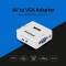WeTek AV to VGA Converter Box AV RCA to VGA Video with Audio to PC HDTV Converter