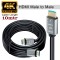 XIKKART 10M 4K HDMI Cable | HDMI 2.0 | 18Gbps High Speed Data | 3D Compatible | 4K 60Hz, HD Audio Video 2160p