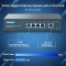 YuanLey 5 Port Gigabit PoE Switch with 4 Port PoE, 802.3af/at 78W Built-in Power, Fanless Metal Unmanaged Plug & Play