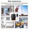 Universal Wireless Remote Hi-Power Switch | Fan Ceiling Lamp Relay Switch, 30A Module ON/OFF LED Indicator Keyfob Switch