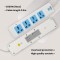 ZEBRONICS -Ps4301 2500 Watts Power Extension Socket With 4 Universal Sockets, 250 Volts, White