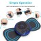Body Massager Portable Wireless EMS Massager with Remote, 8 Modes & 19 Strengths for Pain Relief Men & Women