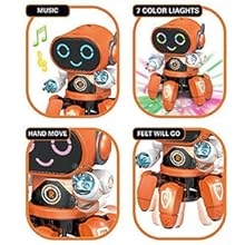 Galaxy Hi-Tech Pioneer Bot Robot Colorful Lights and Music , SPN-MX9E8