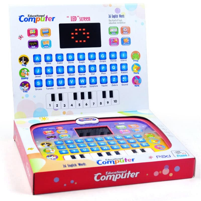 TOYS Educational Learning Kids Laptop Computer Notebook with led Screen Music Fun Toy Activities for Kids