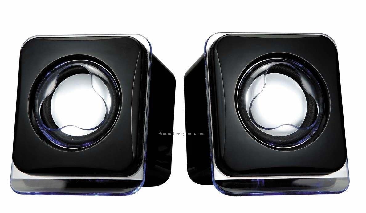 ADNET 201 USB 2.0 Mini Multimedia Speakers | 5W RMS Output | 3.5 mm Auxiliary Stereo Jack