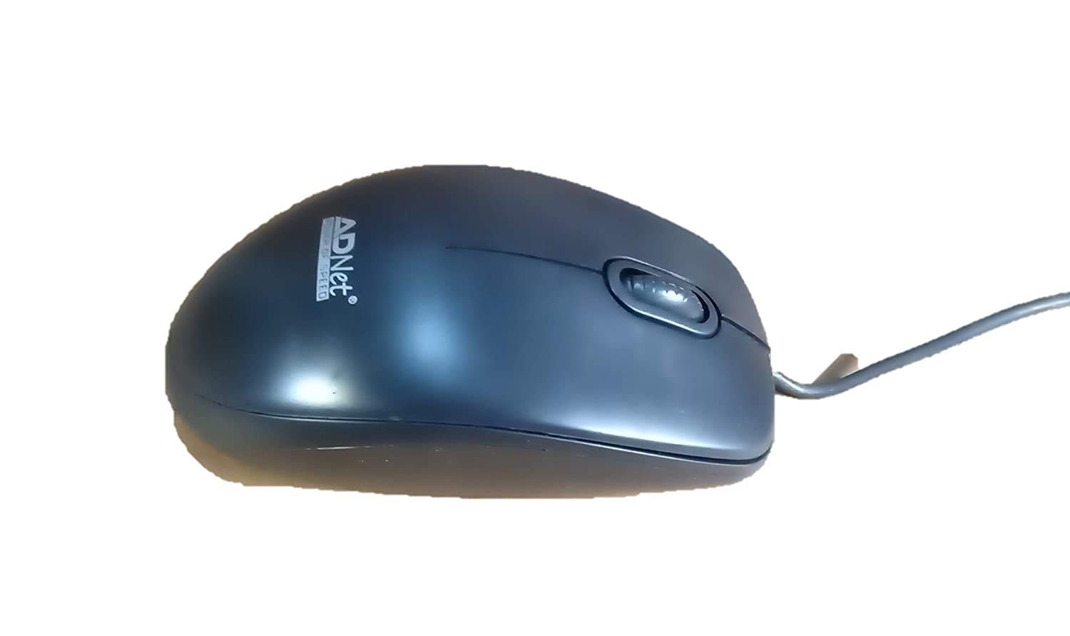 Adnet AD-202-3D USB Wired Optical Mouse | High Precision | Ergonomic | Plug & Play (Black)