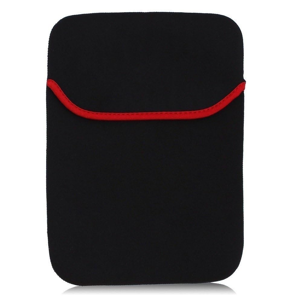 ADNet 15 Inch Laptop Sleeve Reversible Cover | Scratches & Dust Proof Case (Black & Red)