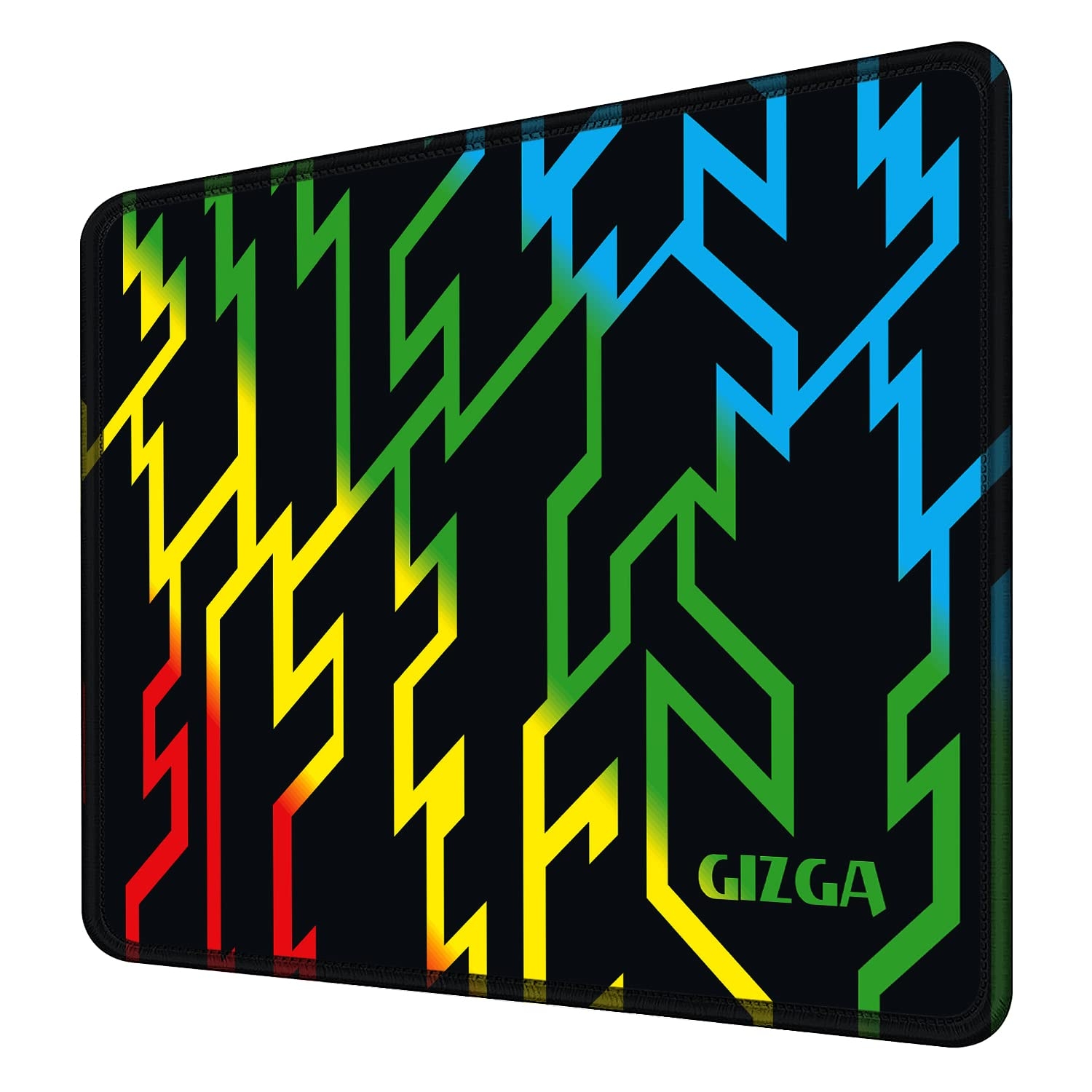 GIZGA Essentials 25x21cm Gaming Mouse Pad for Smooth Control, Antifray Stitched Embroidery Edges, Anti-Slip Rubber Base