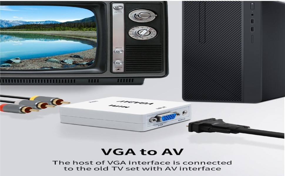 VGA to AV Adapter converter