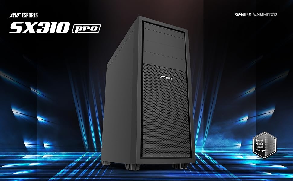 ant esports sx310 pro gaming cabinet computer case