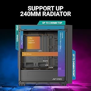 sx310 pro case radiator support
