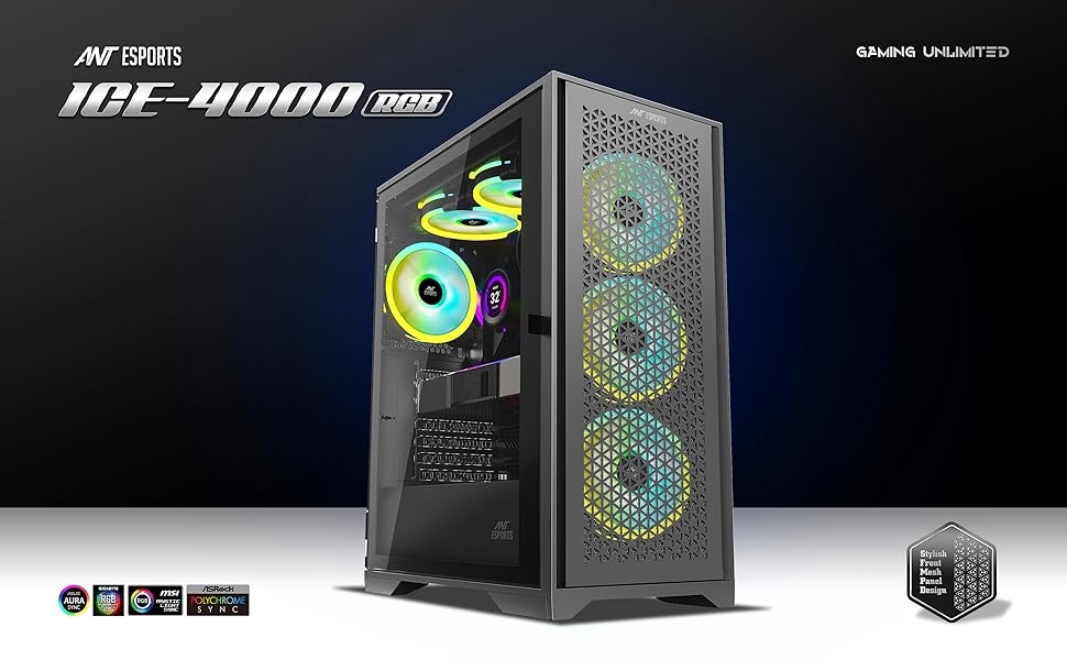 ant esports, ice 4000, computer case, cabinet