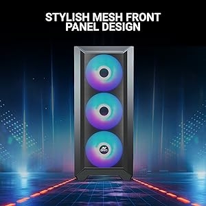 mesh front panel