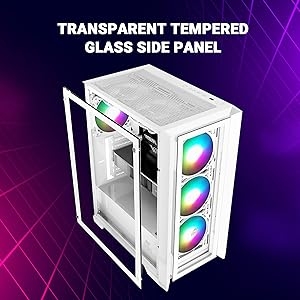 ant esports ice 170tg tempered glass side panel