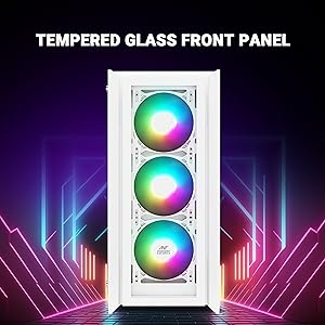 ant esports ice 170tg tempered glass front panel
