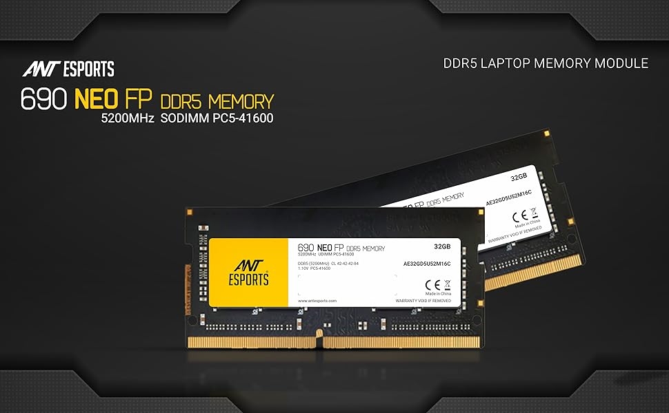 ant esports ddr5 32gb laptop ram memory