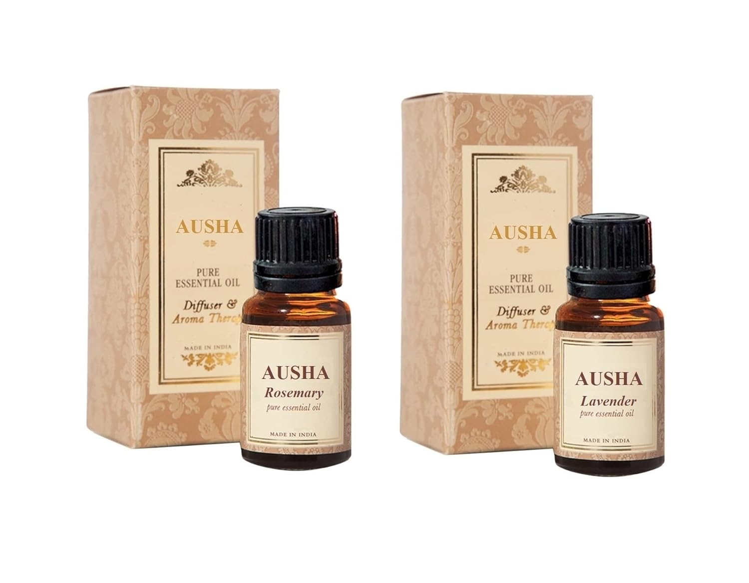 AUSHA® Essential Oil Ylang Ylang & Oud| 100% Pure and Natural | For Healthy Skin, Face and Hair | For Aroma & Diffuser Therapy |