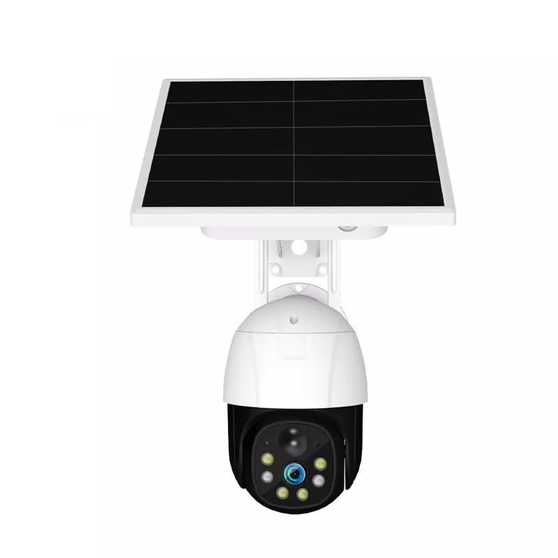 AUSEK Full HD 4MP Solar CCTV Security Camera with Colour Night Vision | 4G Sim | Two Way Talk | Waterproof Outdoor | Smart Human Motion Detection | PTZ Camera for Home | Agriculture | Remote Area