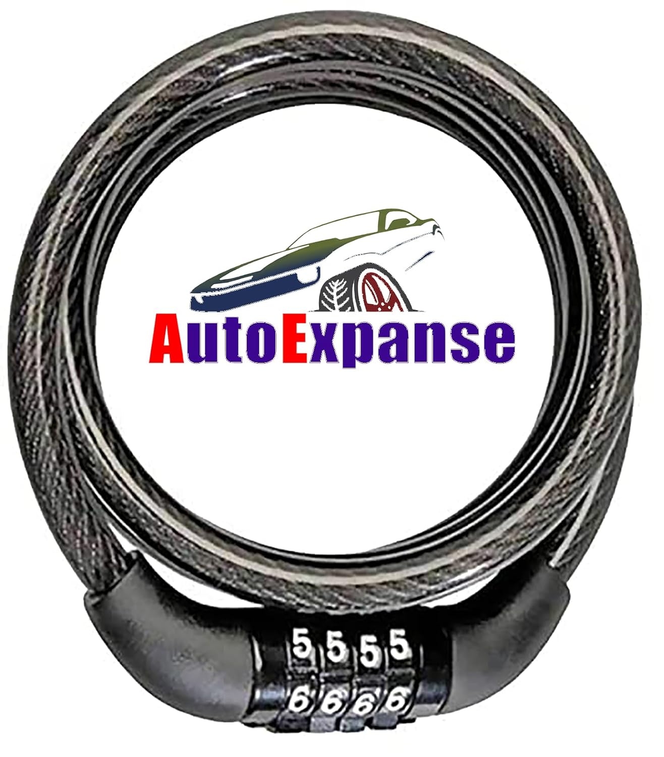 AutoExpanse Universal Number Chain Cable Lock Bike/Bycycle Helmet Lock Lock, Safety Number Lock Helmet Locks