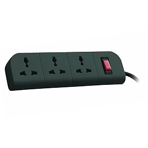Belkin Essential Series F9E300zb1.5MGRY 3-Socket Surge Protector