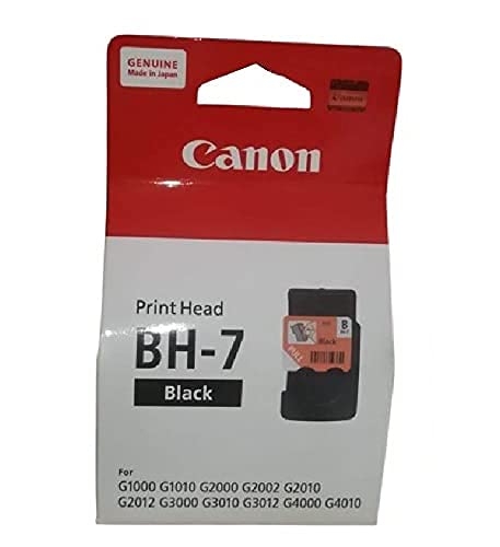 Canon Print Head (Black Ink) BH-7 for Inktank Printers- G1010, G2000, G2012, G2010, G3000, G3010, G3012, G4010, Small