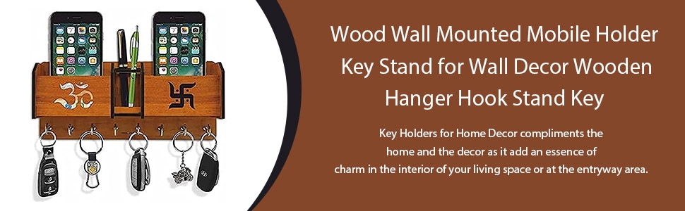  hooks and shelf mdf wood stylish wall key hanger hanger office decor decorative SPN-JGS