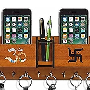 key holders with hooks and shelf mdf wood keychain hanger office decor decorative SPN-JGS