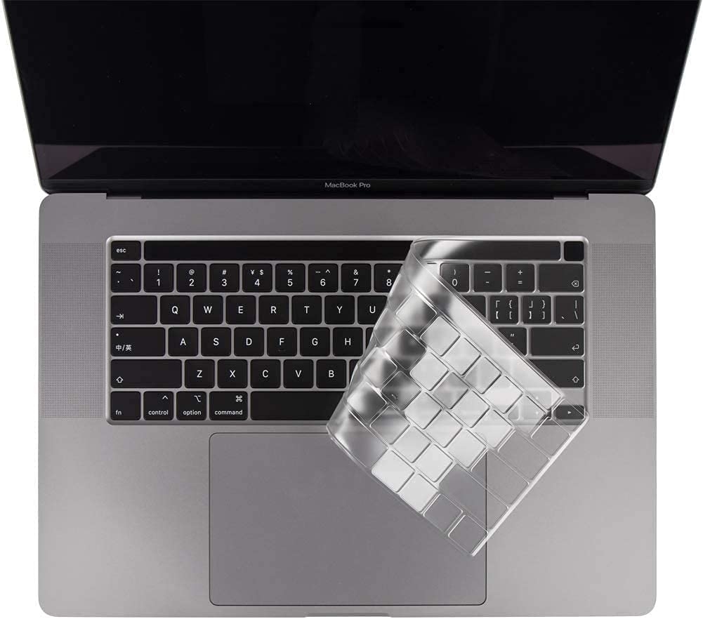 CASOSHIELD Ultra Thin Keyboard Cover Skin for New MacBook Pro 16 with Touch Bar & Touch ID A2141 Keyboard Protector